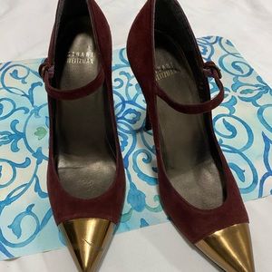 Stuart Weizmann heels Size 6. Beautifully crafted.